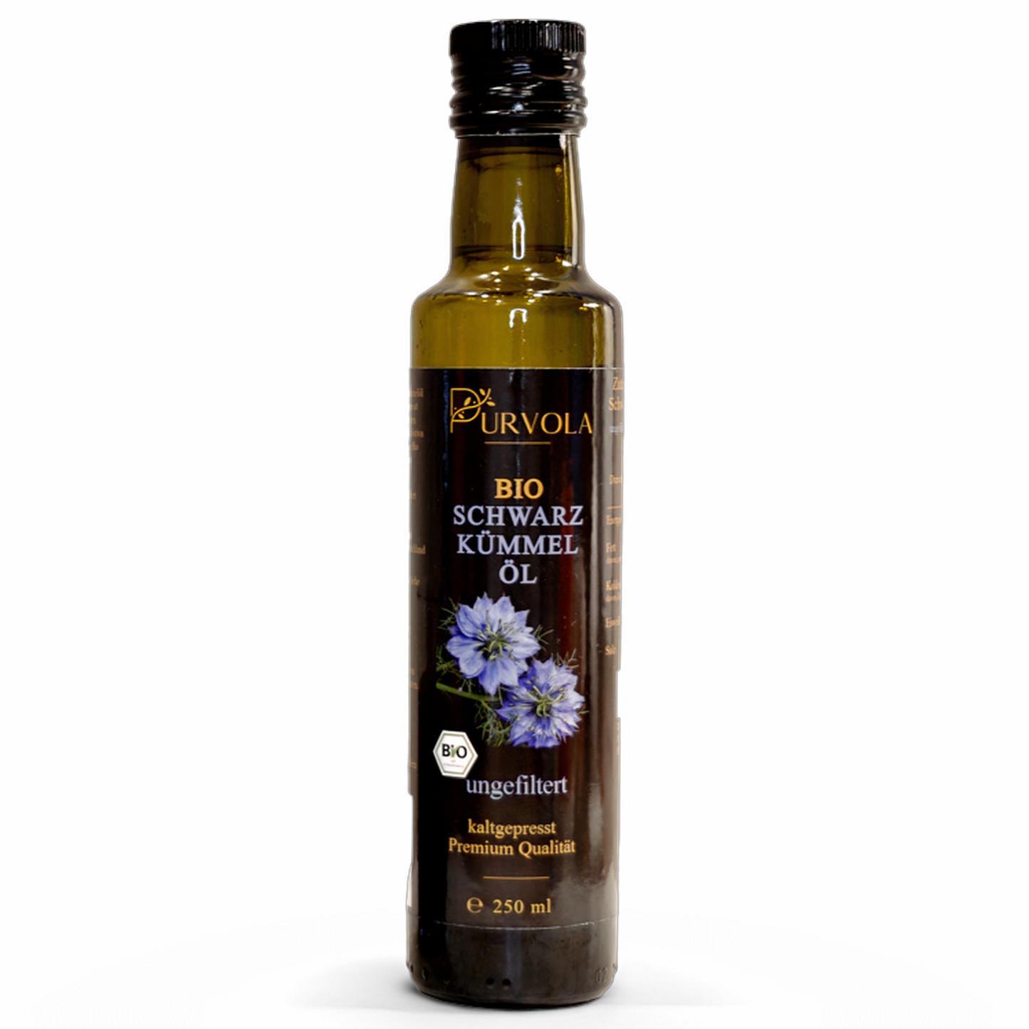 Bio Schwarzkümmelöl 250 ml - ungefiltert