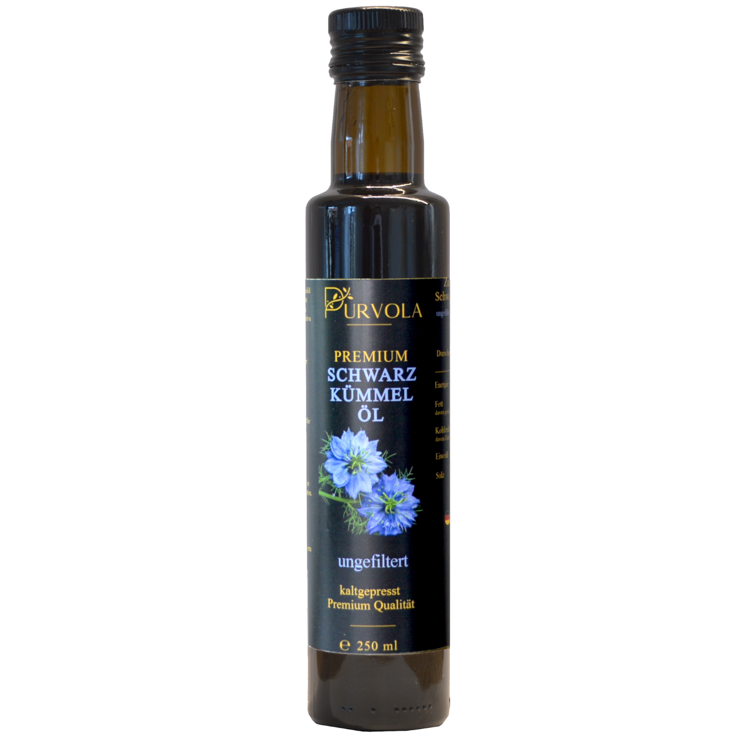 Ungefiltert - Schwarzkümmelöl 250 ml